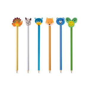 BEETLE. Lápis apontado com boneco de borracha