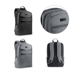 FORTALEZA. Mochila para notebook 17" em Nylon 2Tone impermeável 14 L