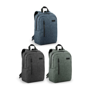 SHADES PLATE. Mochila para notebook 14 em 600D de alta densidade com placa para personalização 12 L