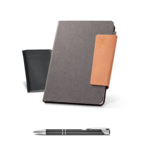 TAGORE B5. Agenda B5 em pele reciclada