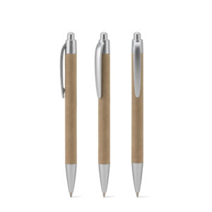 VILAÇA. Esferográfica em papel 100% reciclado e pormenores em ABS 100% reciclado com escrita em azul