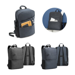 REPURPOSE BACKPACK. Mochila para notebook 156" em poliéster reciclado 600D de alta densidade