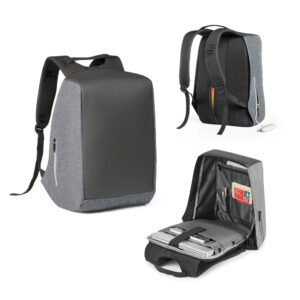 AVEIRO. Mochila para notebook 156 com sistema antirroubo em 900D de alta densidade e tarpaulin 25 L
