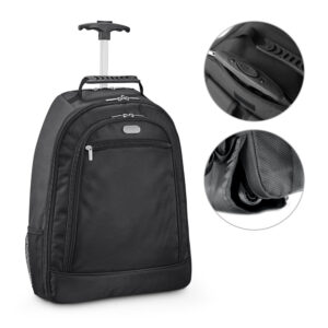 NOTE. Mochila trolley para notebook 156 em 1680D e 300D com 2 rodas 24 L
