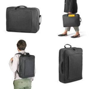 ALEXANDRIA. Mochila 2 em 1 para notebook 156" em 600D com 2 modos de transporte 14 L