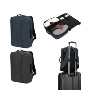 NIAMEY. Mochila para notebook 156" em poliéster reciclado 300D de alta densidade 15 L